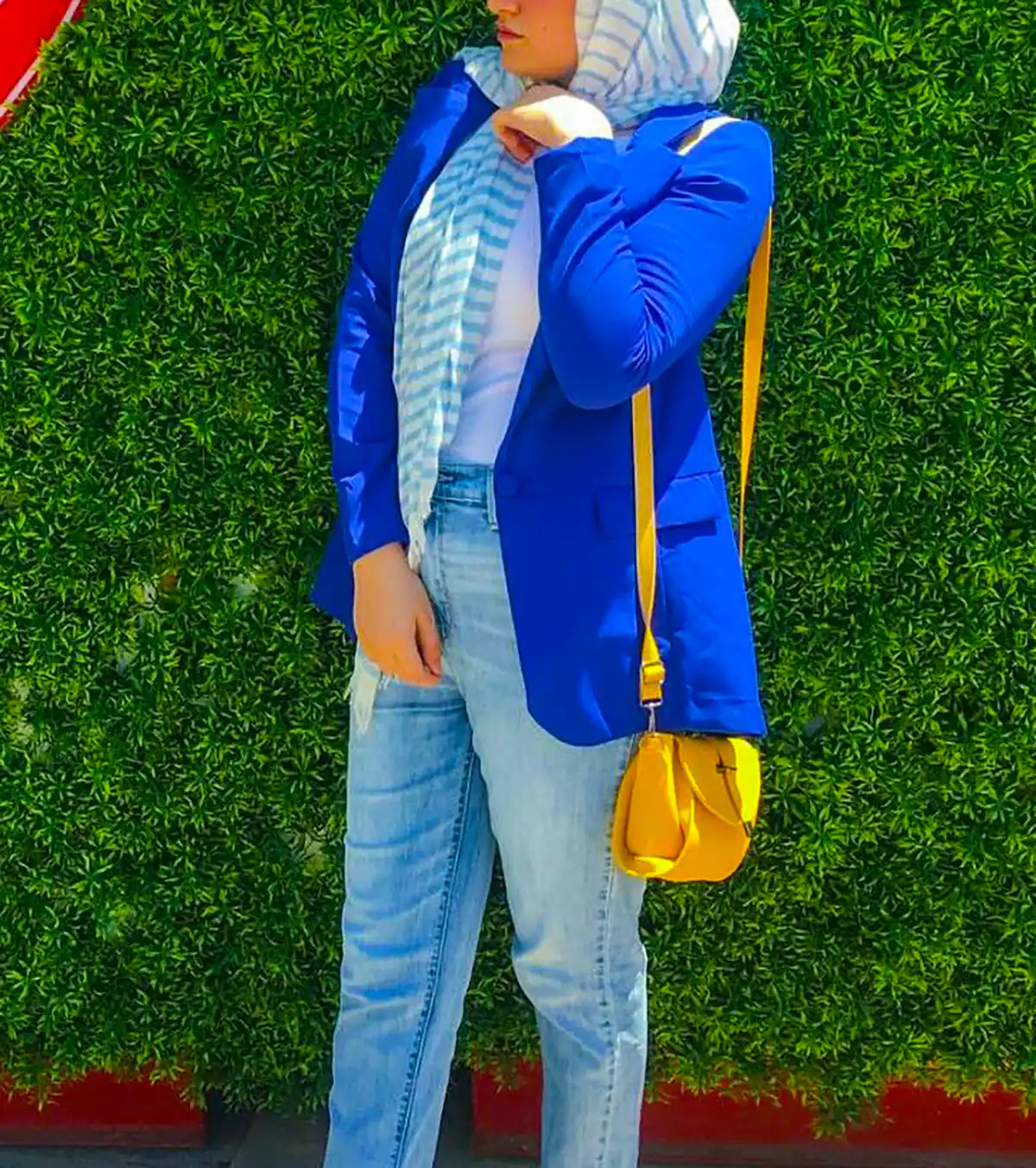 استایل آبی شیک زنانه