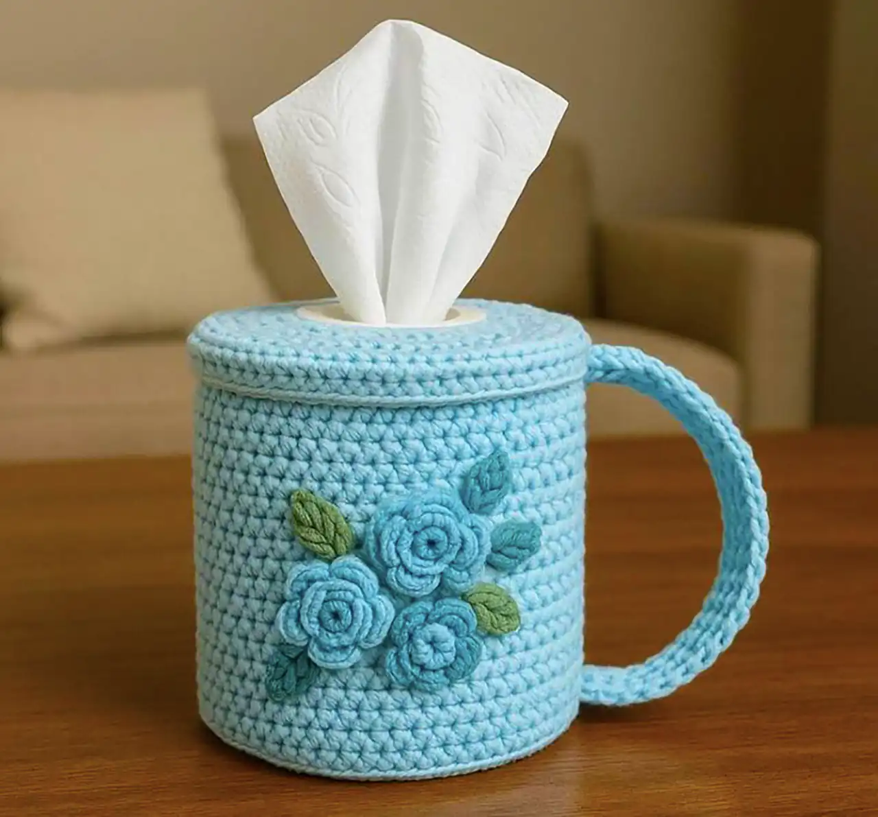 جا دستمال کاغذی بافت