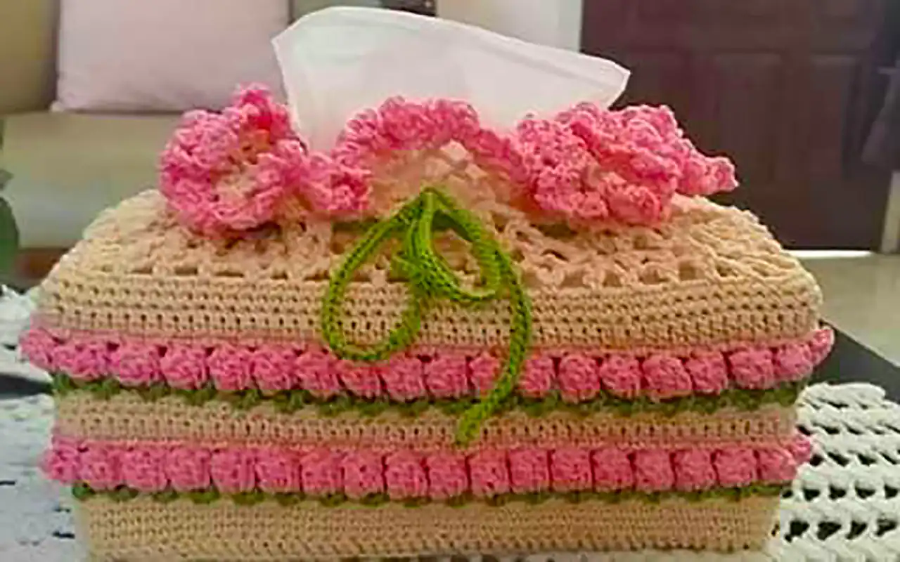 جا دستمال کاغذی بافت