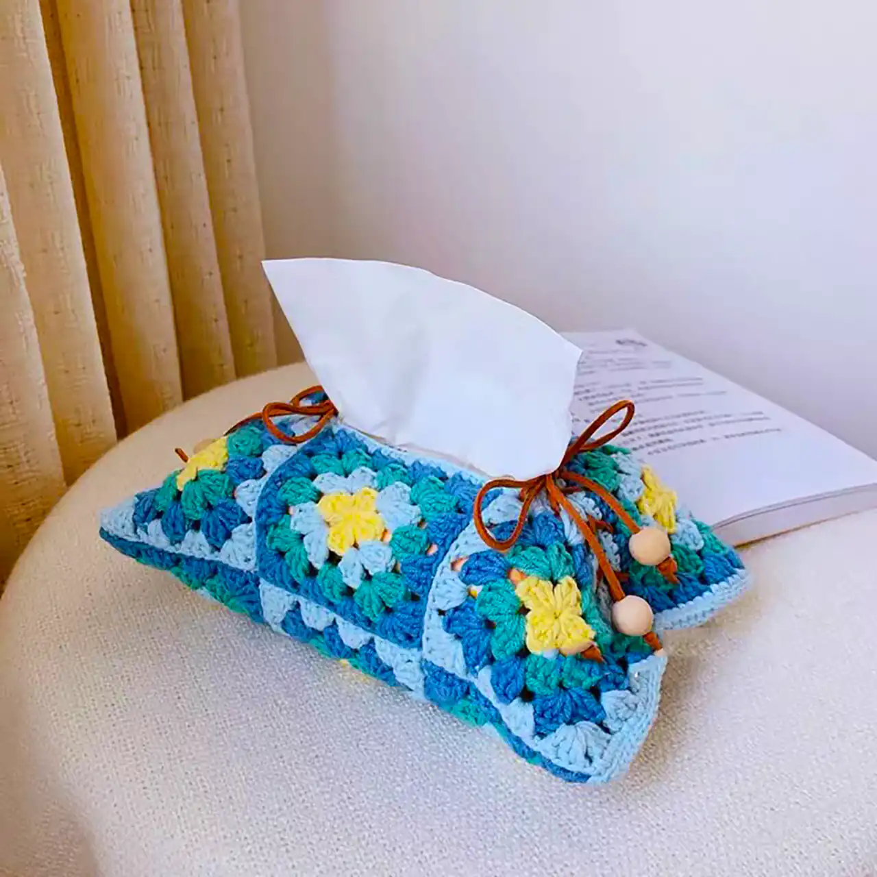 جا دستمال کاغذی بافت