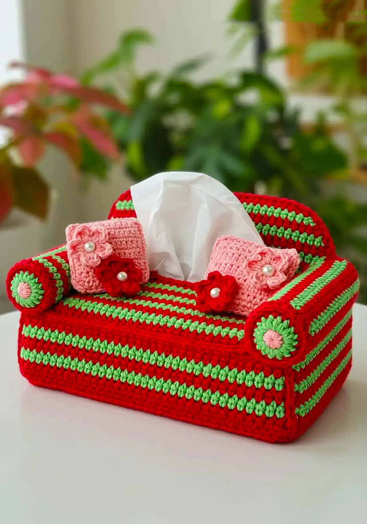 جا دستمال کاغذی بافت