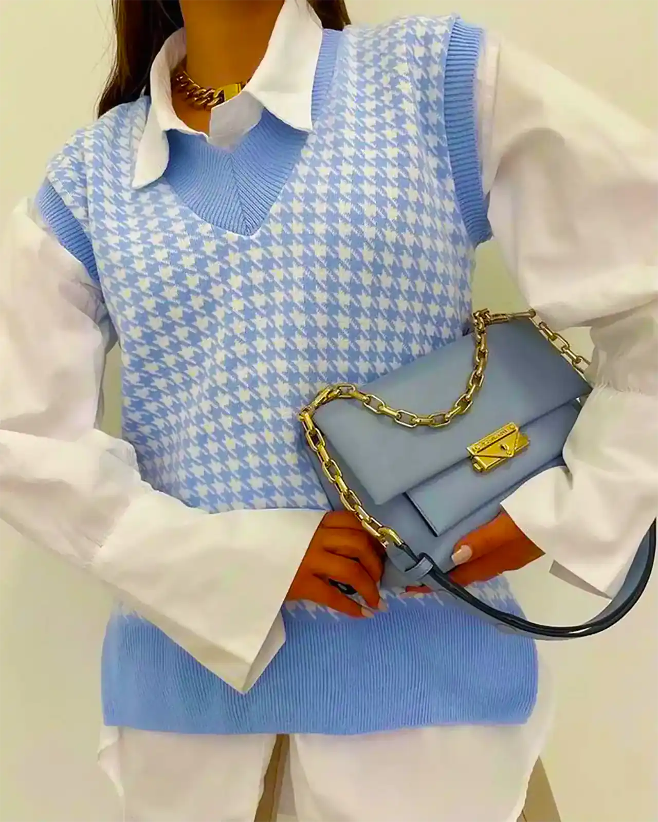 جلیقه بافت مینیمال