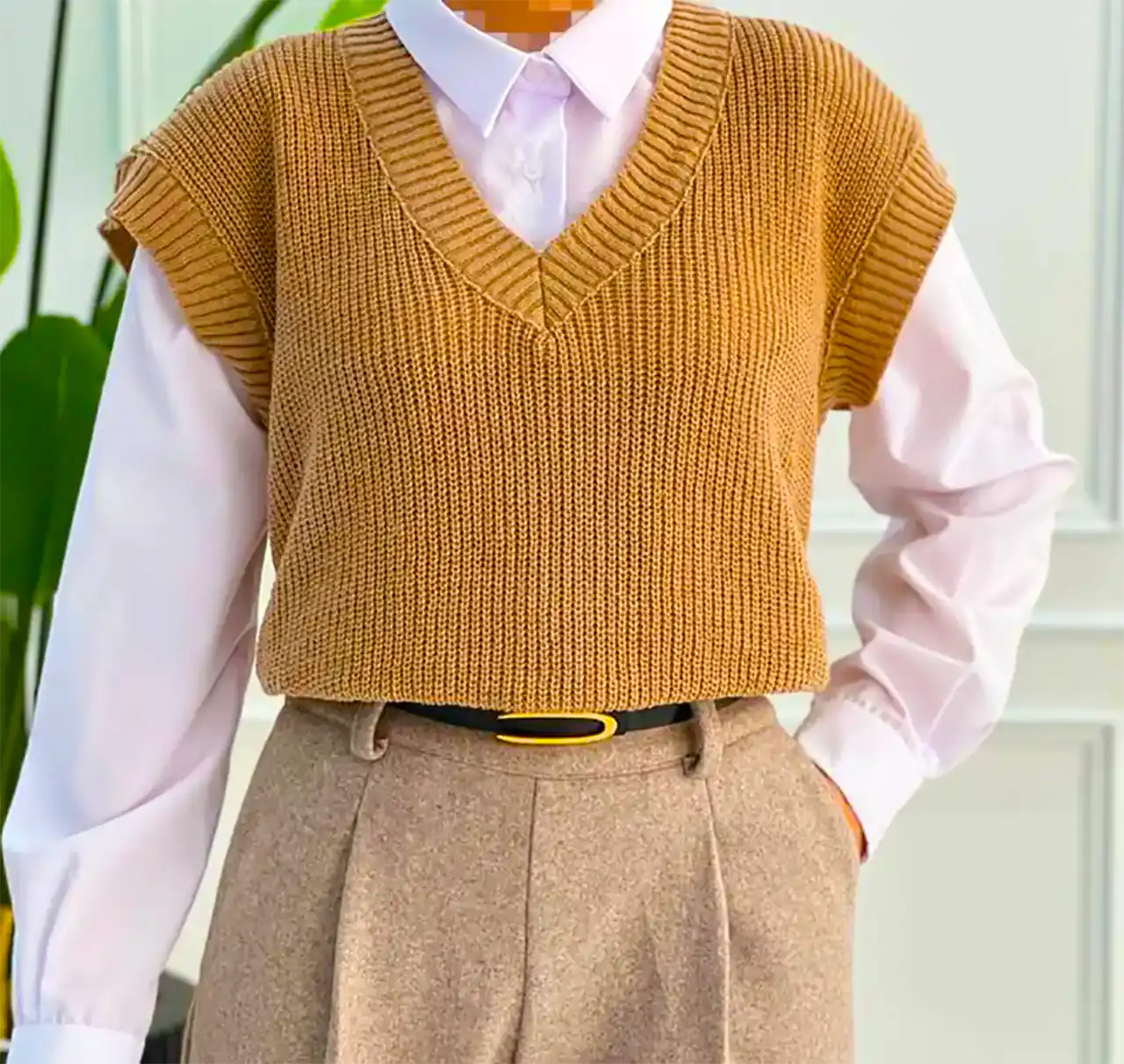 جلیقه بافت مینیمال