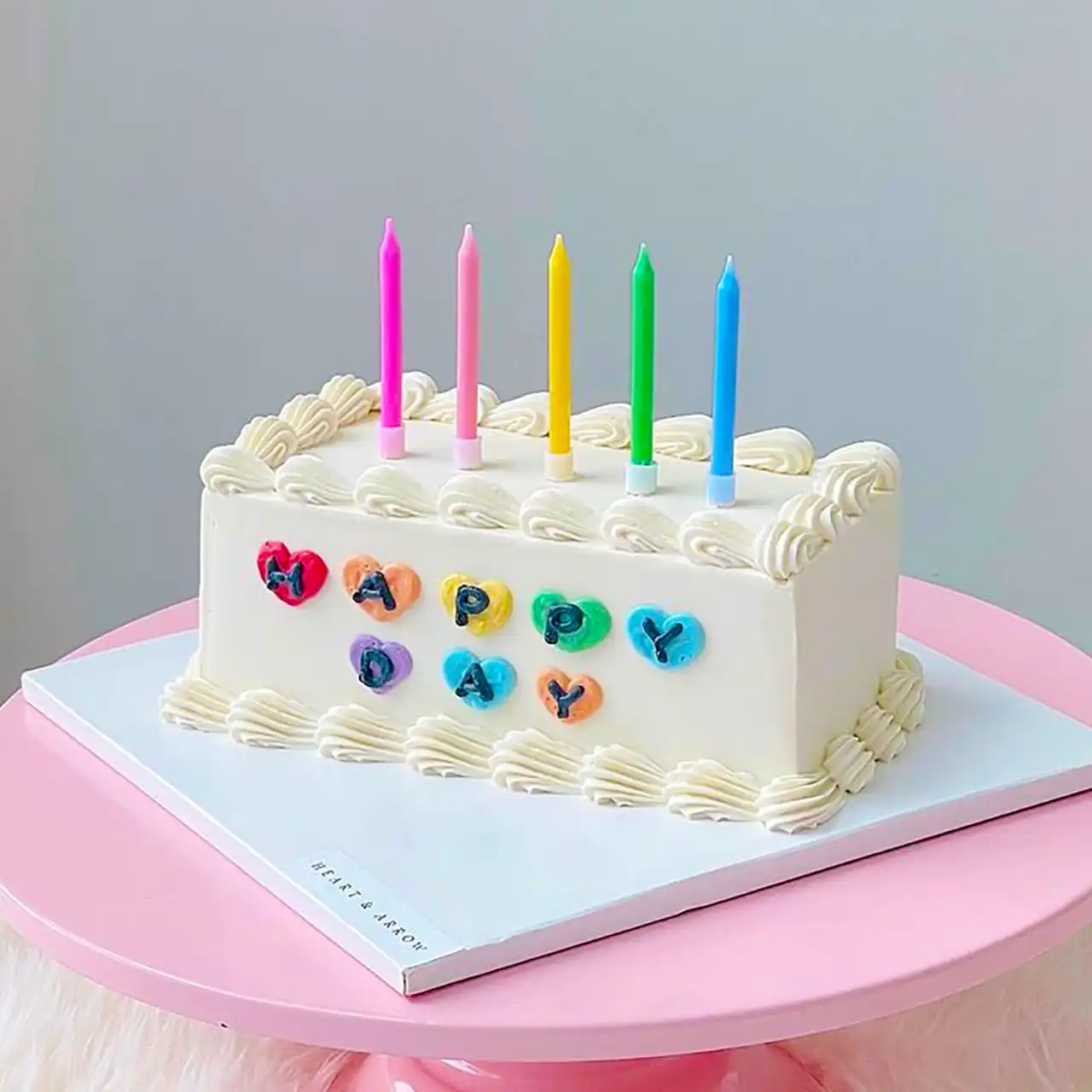 کیک مستطیلی تولد