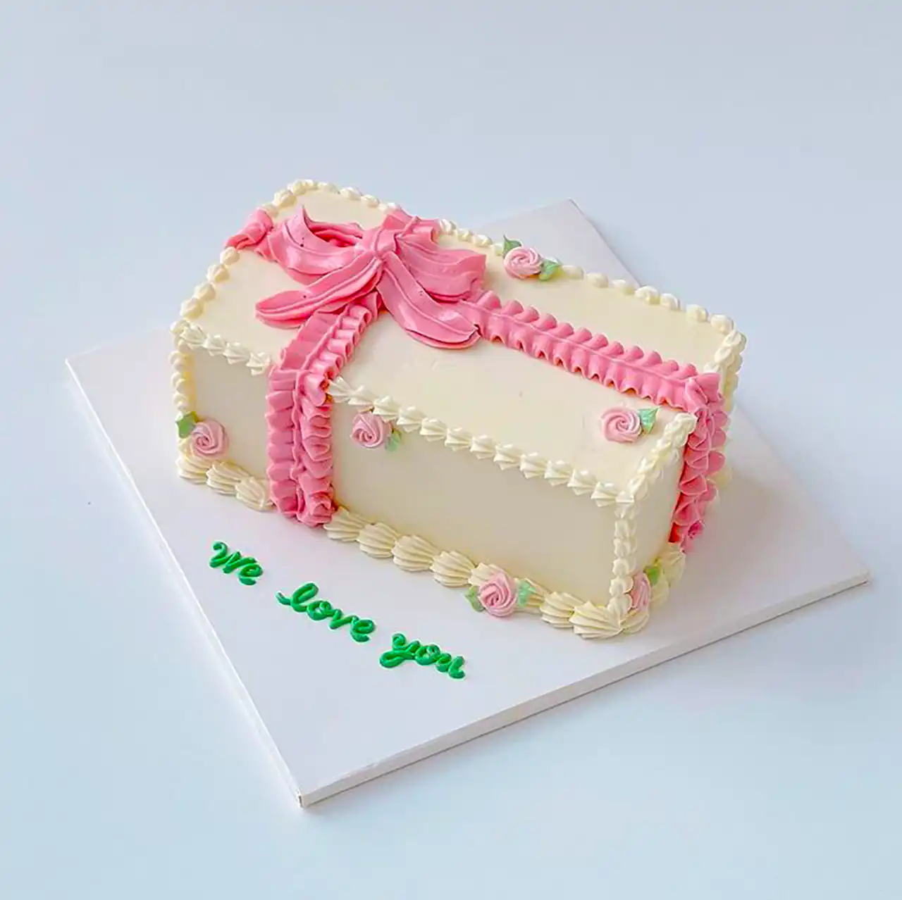 کیک مستطیلی تولد