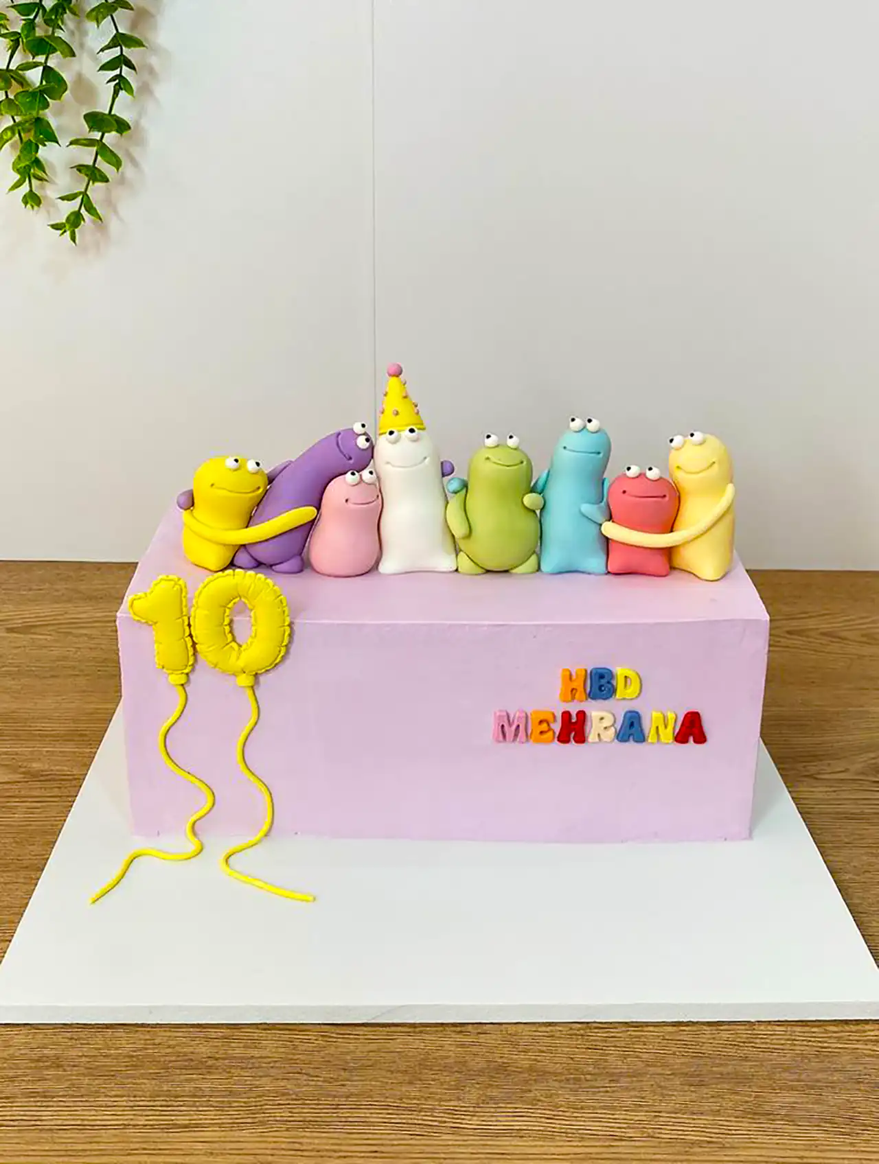 کیک مستطیلی تولد