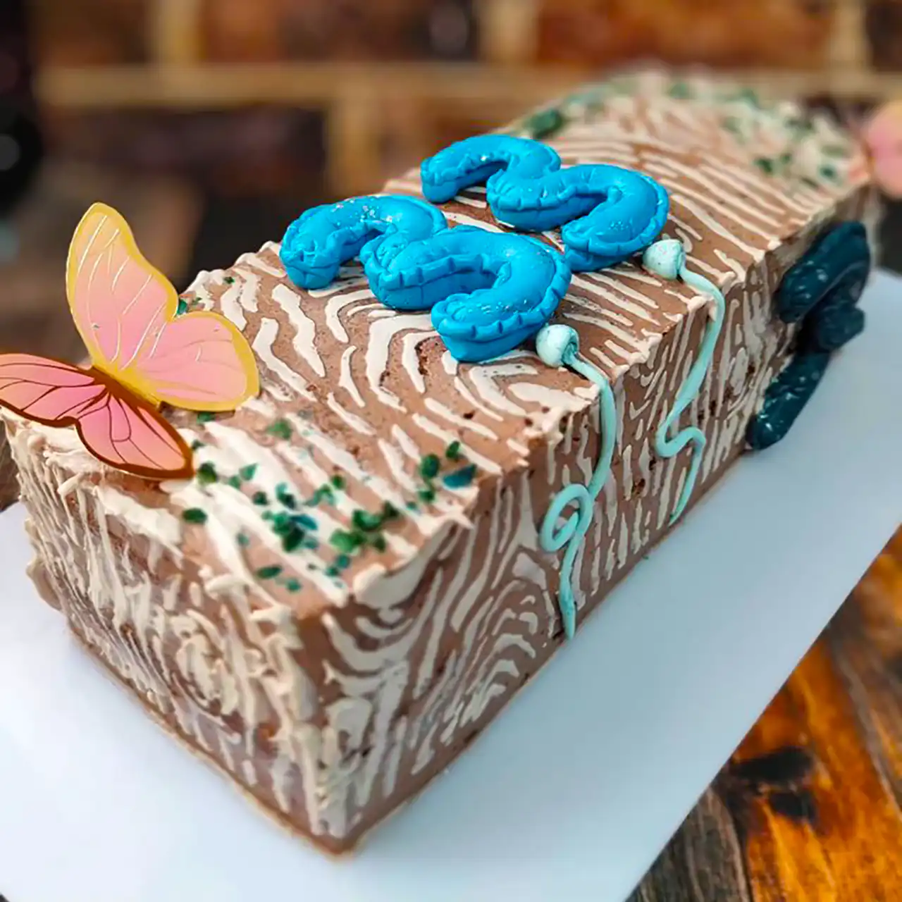 کیک مستطیلی تولد