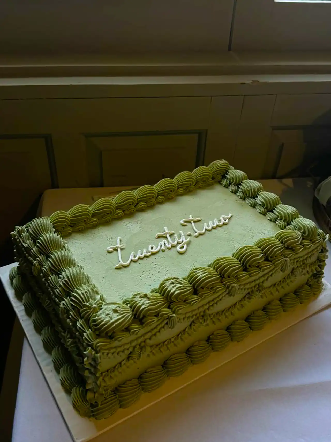 کیک مستطیلی تولد