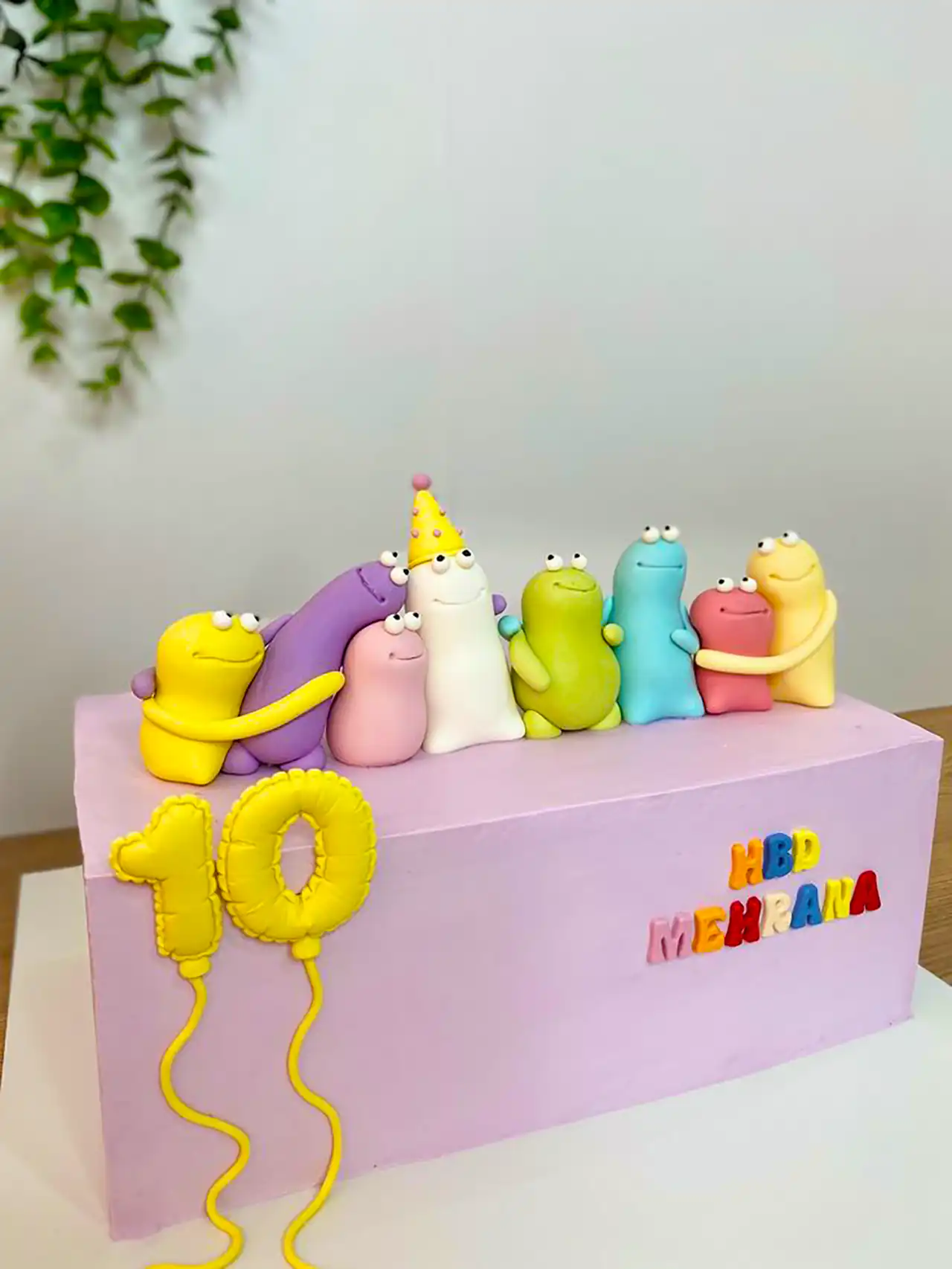 کیک مستطیلی تولد