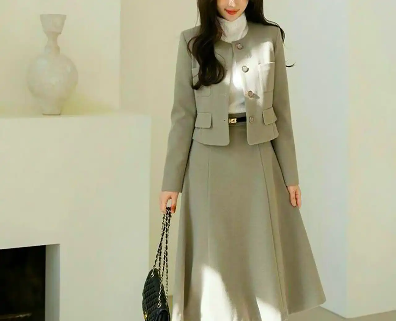 کت دامن ترند پاییز