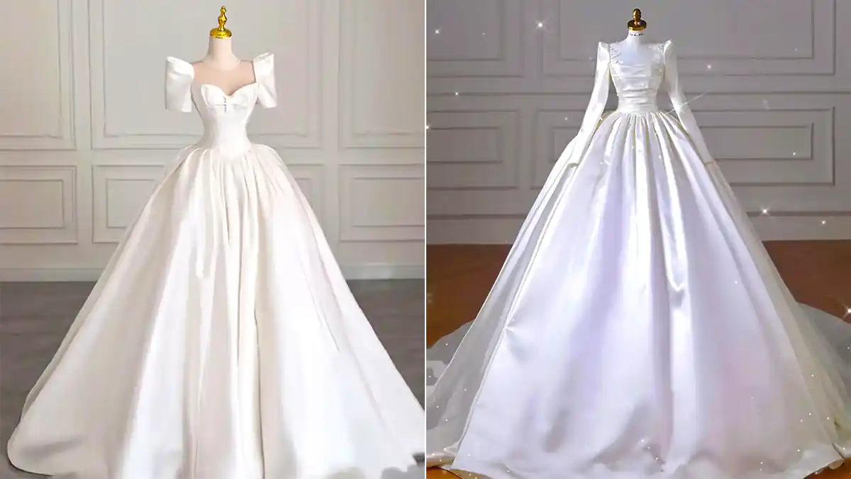 لباس عروس لاکچری جدید