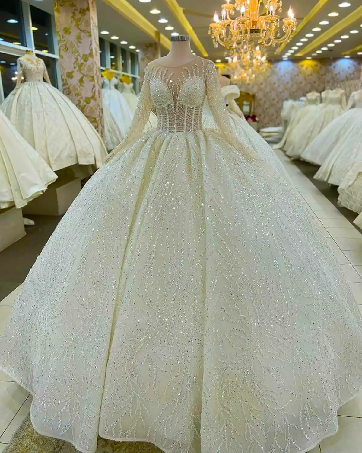 لباس عروس لاکچری جدید