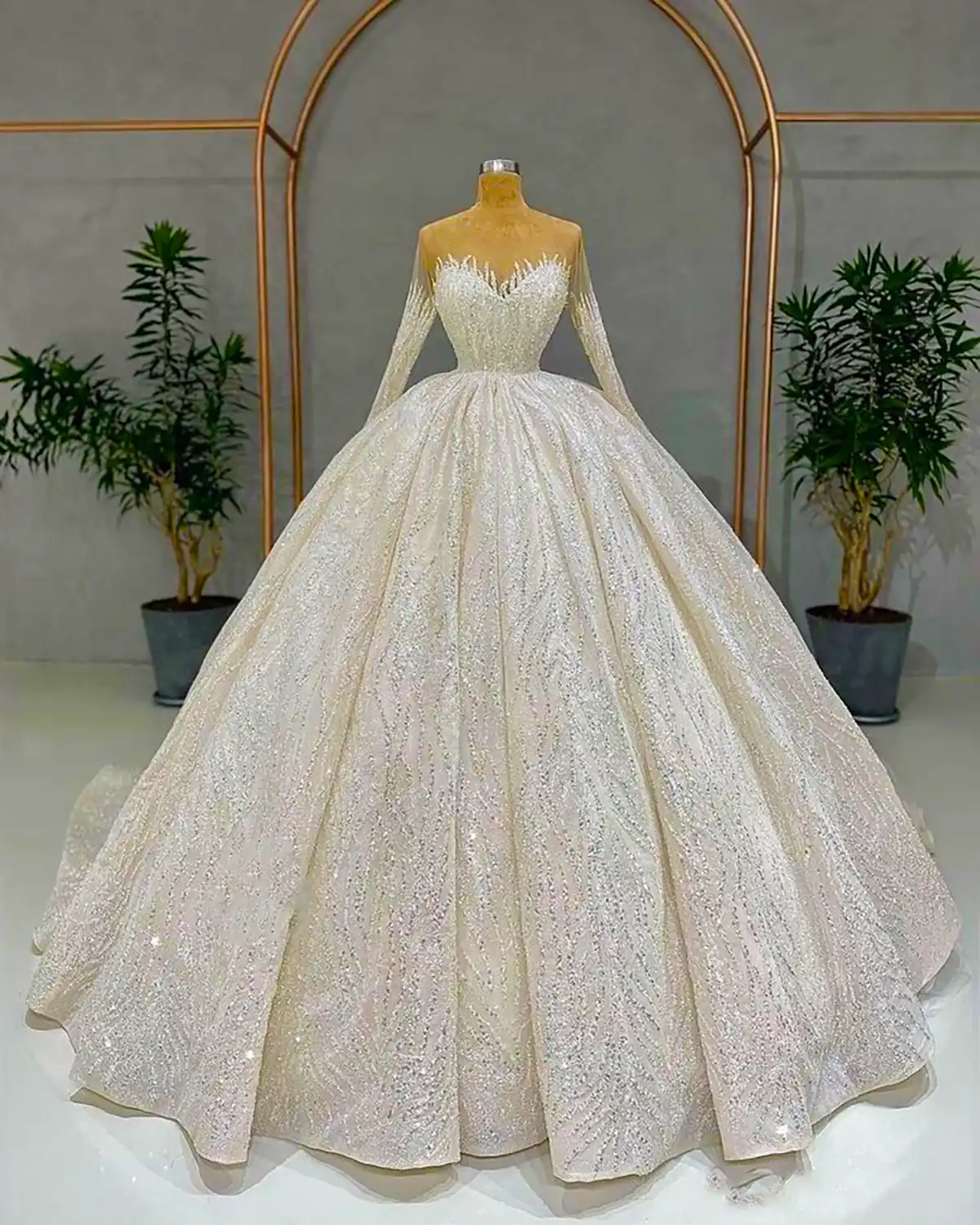 لباس عروس لاکچری جدید