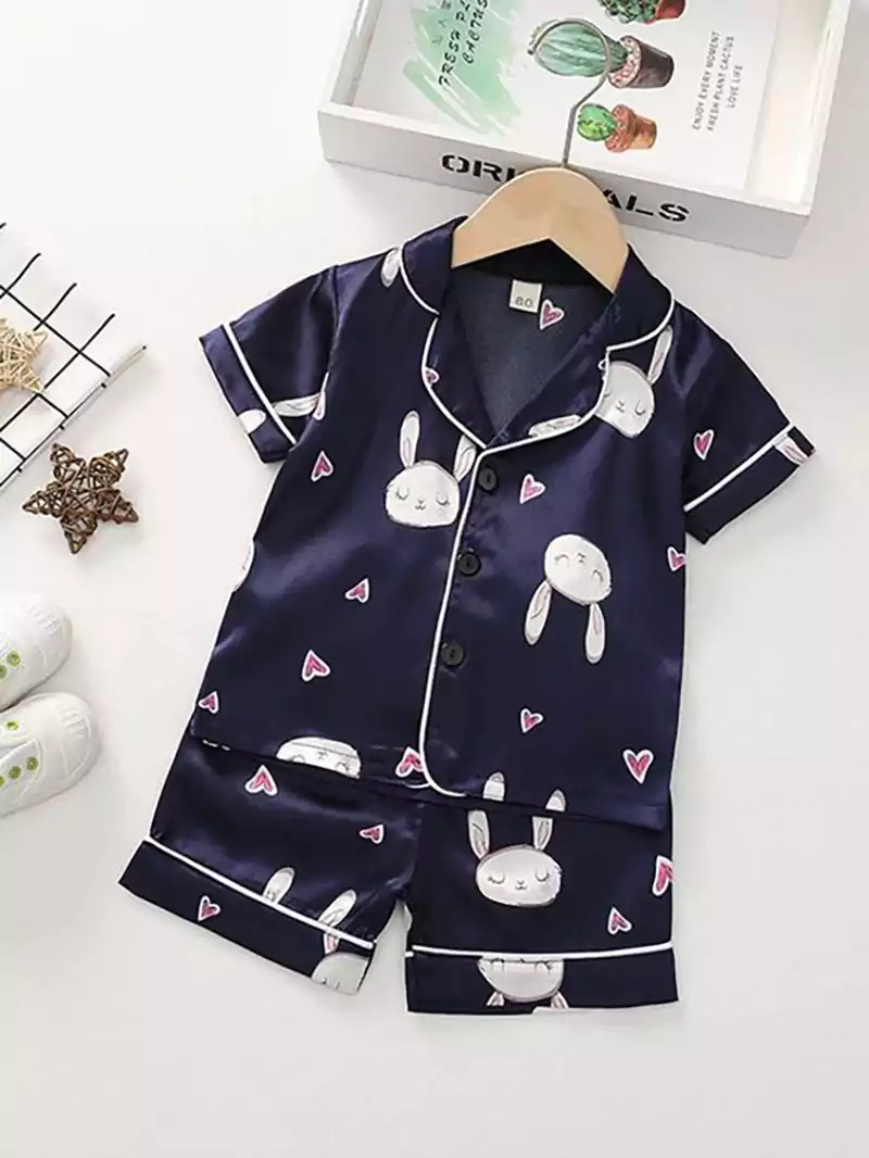 لباس خواب ساتن بچگانه