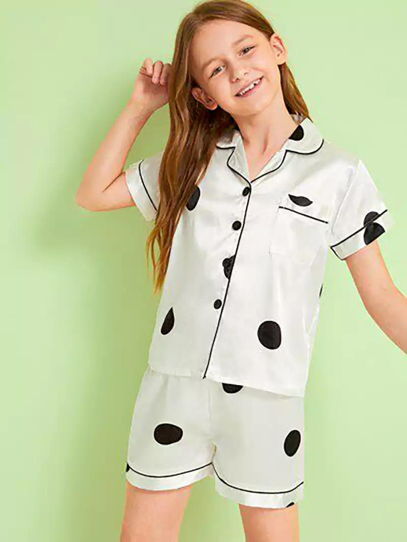 لباس خواب ساتن بچگانه