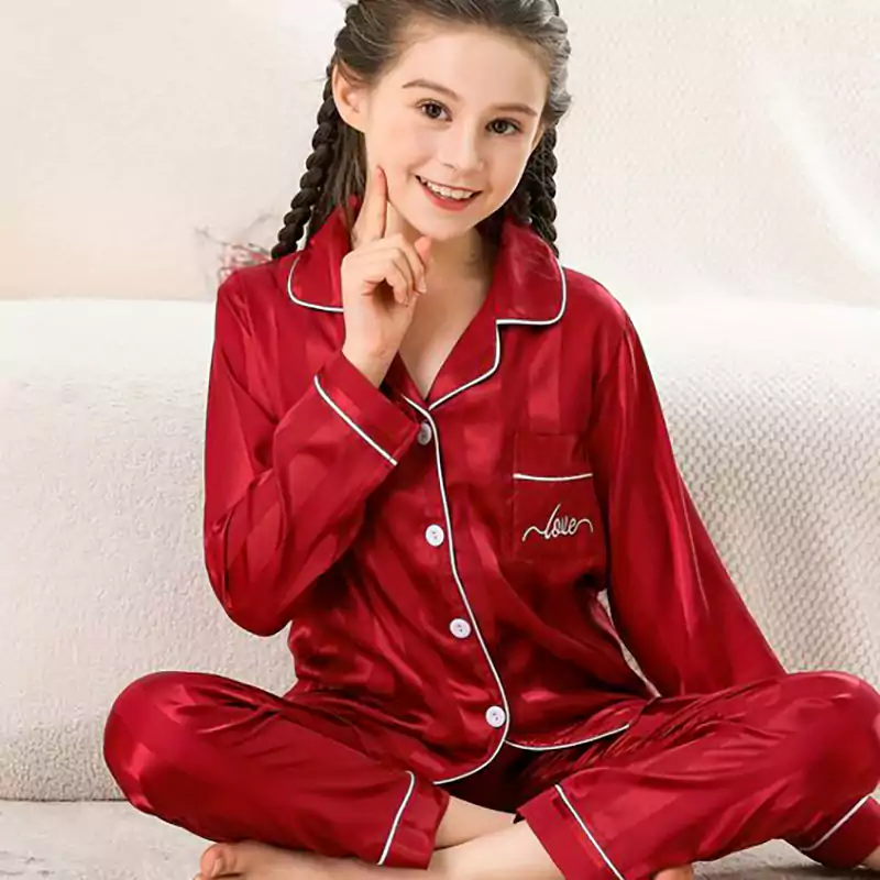 لباس خواب ساتن بچگانه