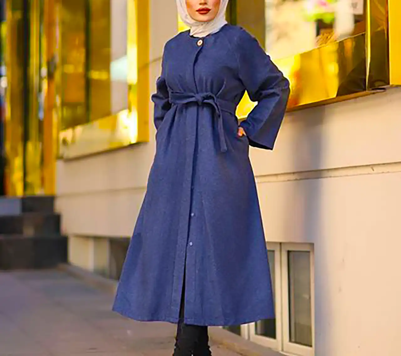 مانتو کلاسیک پاییزی