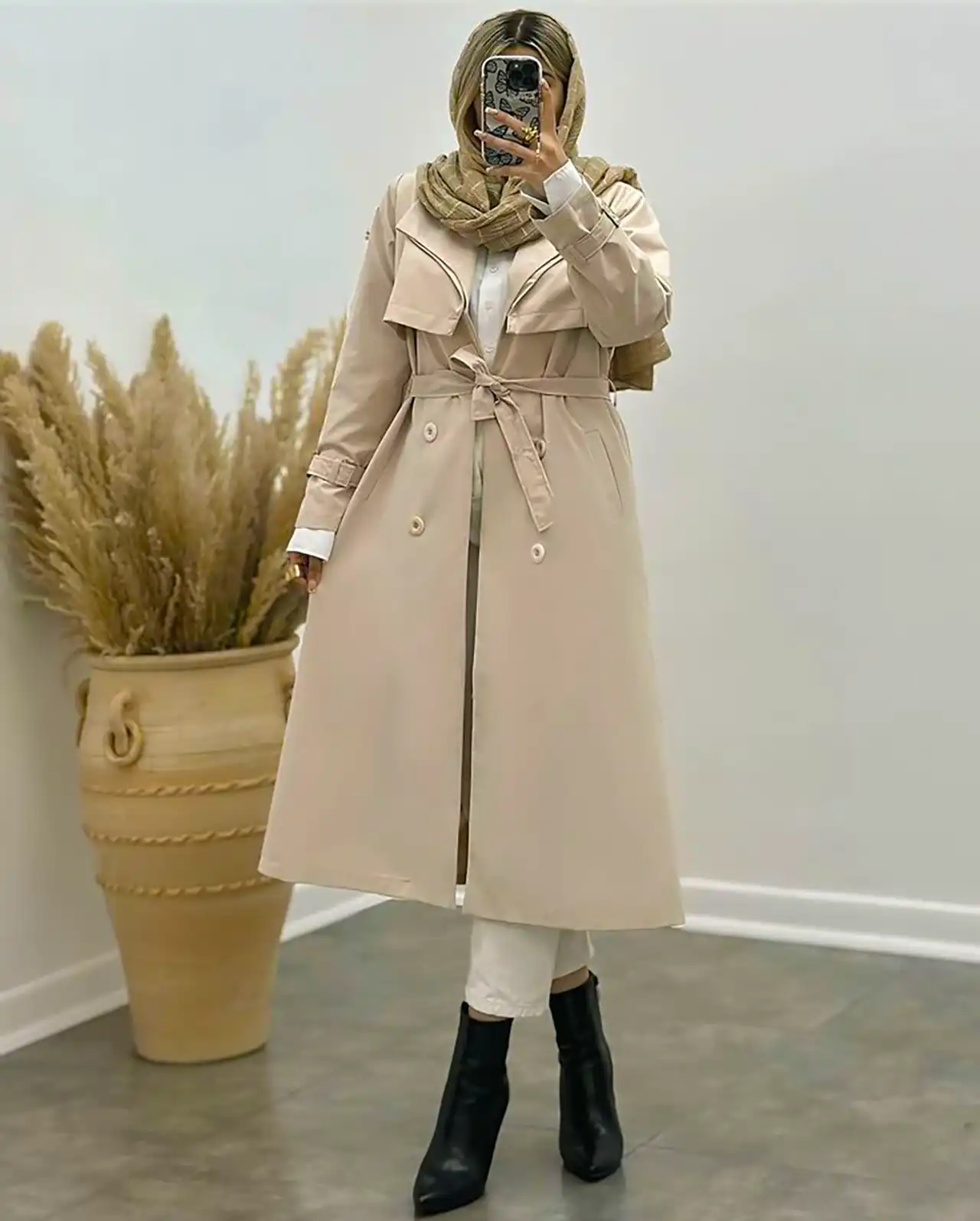 مانتو کلاسیک پاییزی