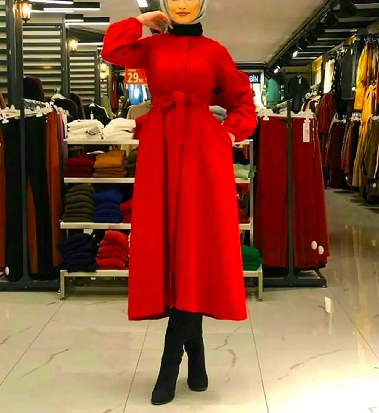 مانتو کلاسیک پاییزی