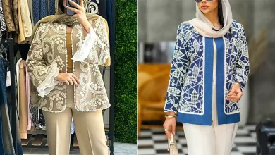 مانتو کتی ژاکارد