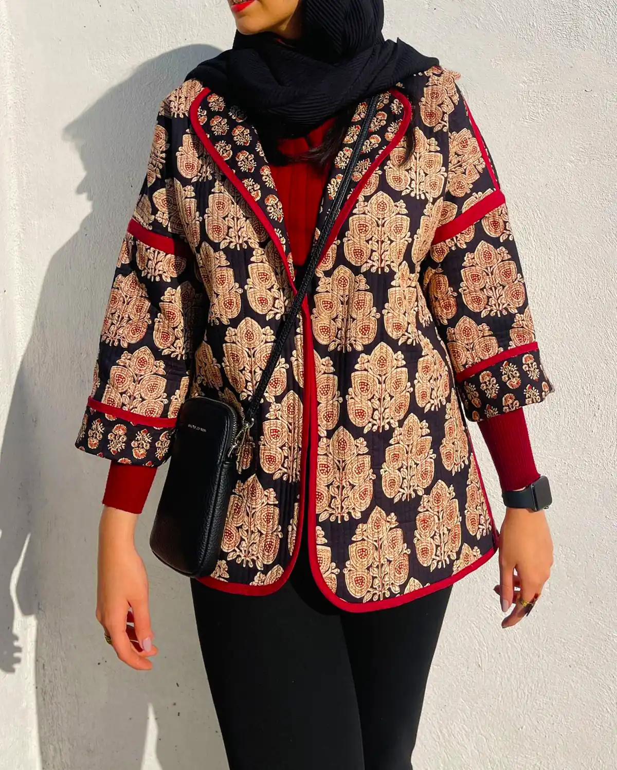 مانتو کتی ژاکارد