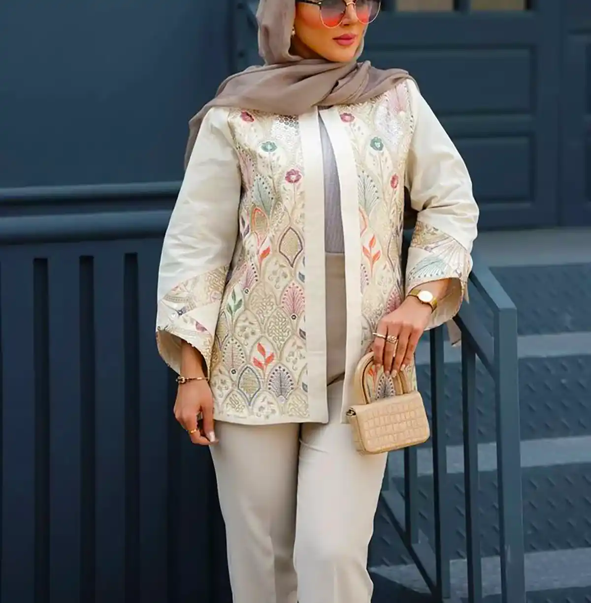 مانتو کتی ژاکارد