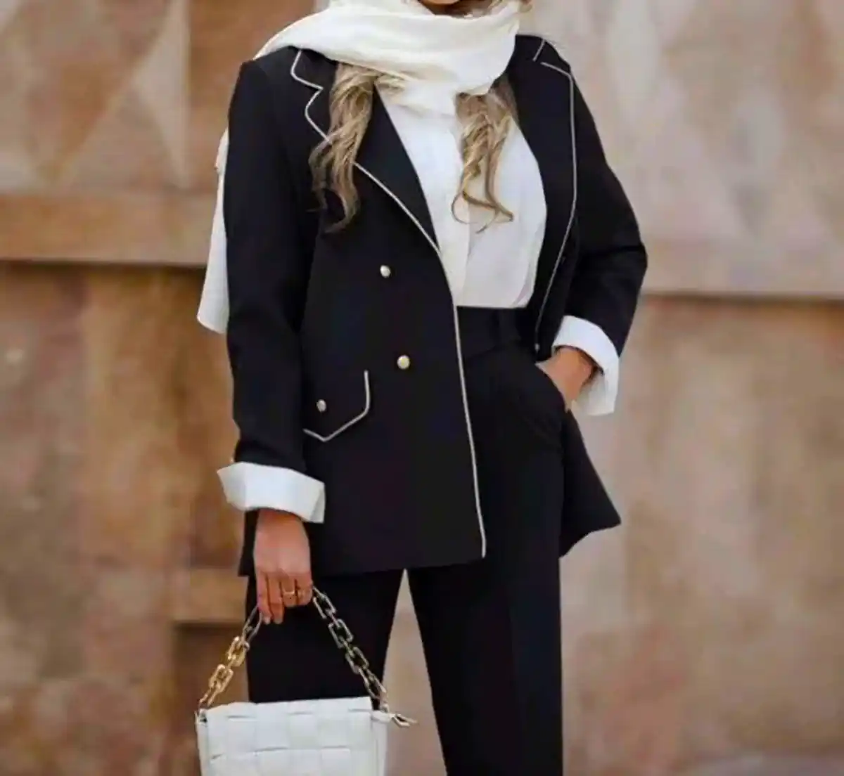 مانتو کتی مشکی لاکچری