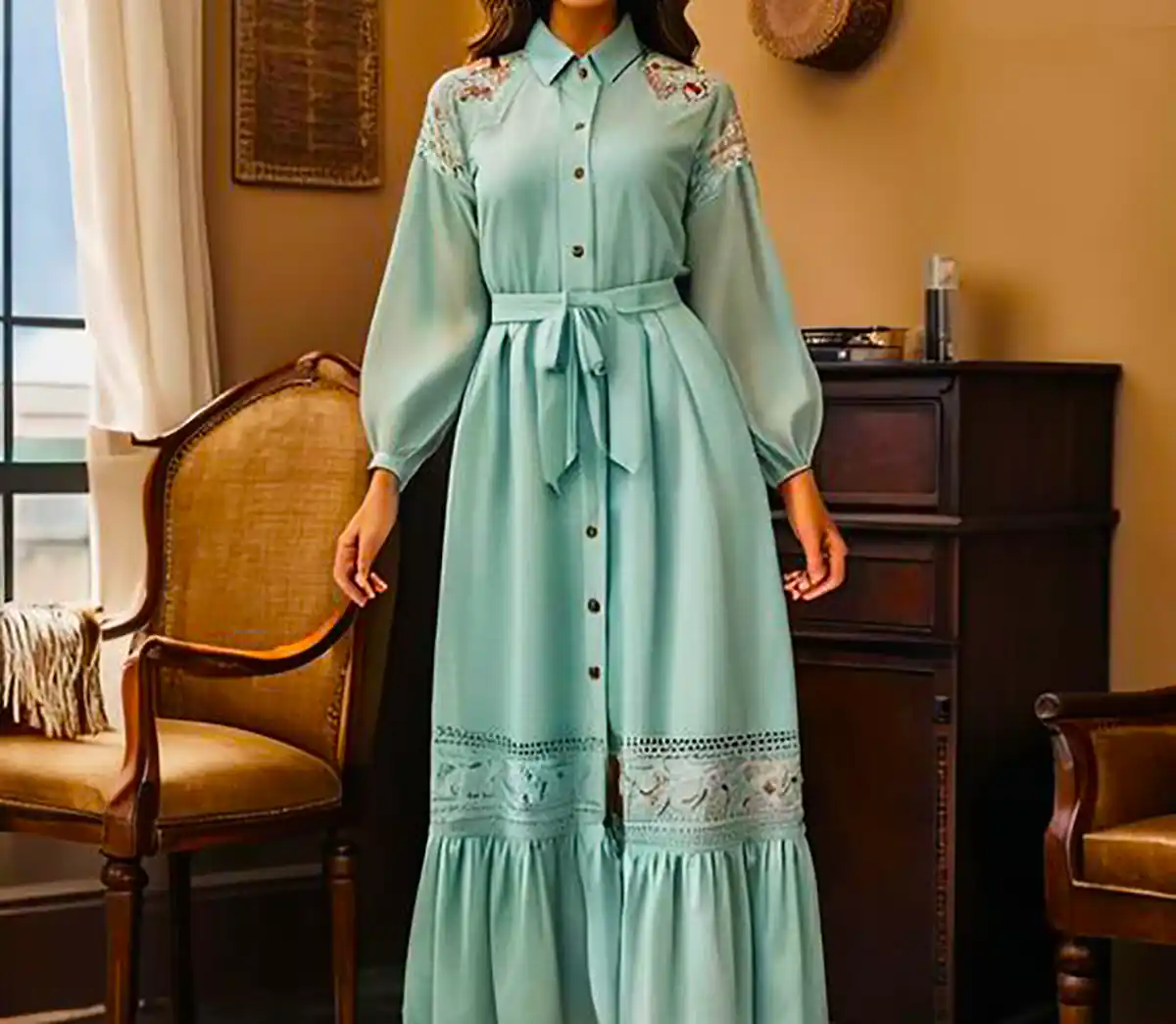 مانتو پیراهنی یونیک