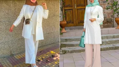 مانتو سفید زنانه شیک