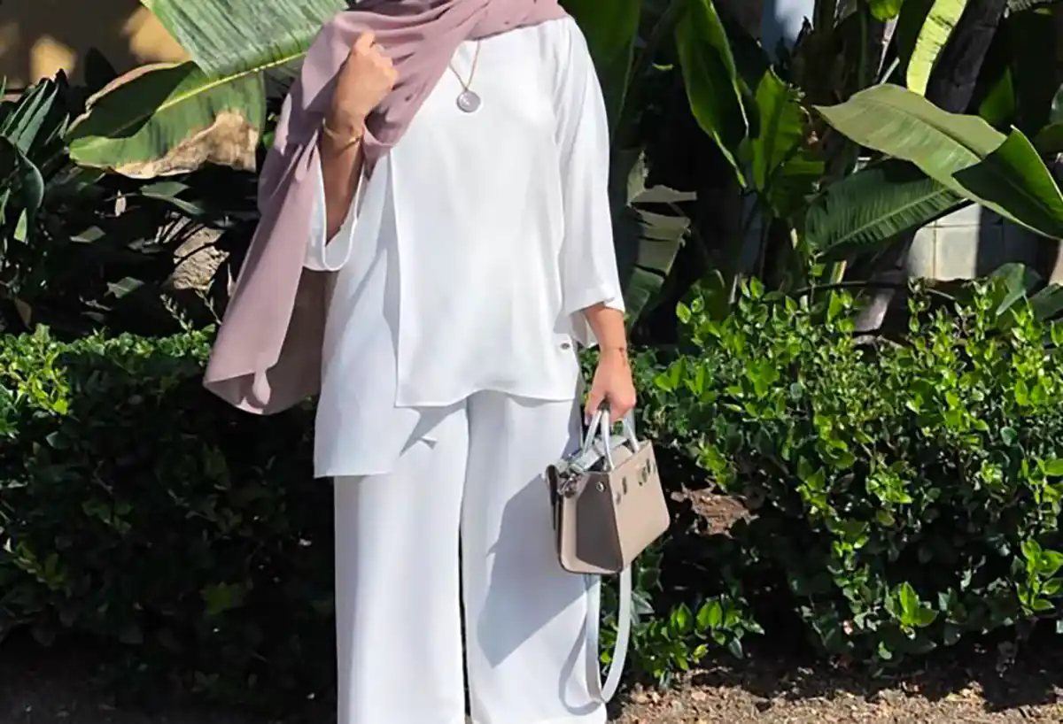 مانتو سفید زنانه شیک