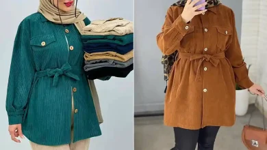 مانتو شومیزی کبریتی پاییزی