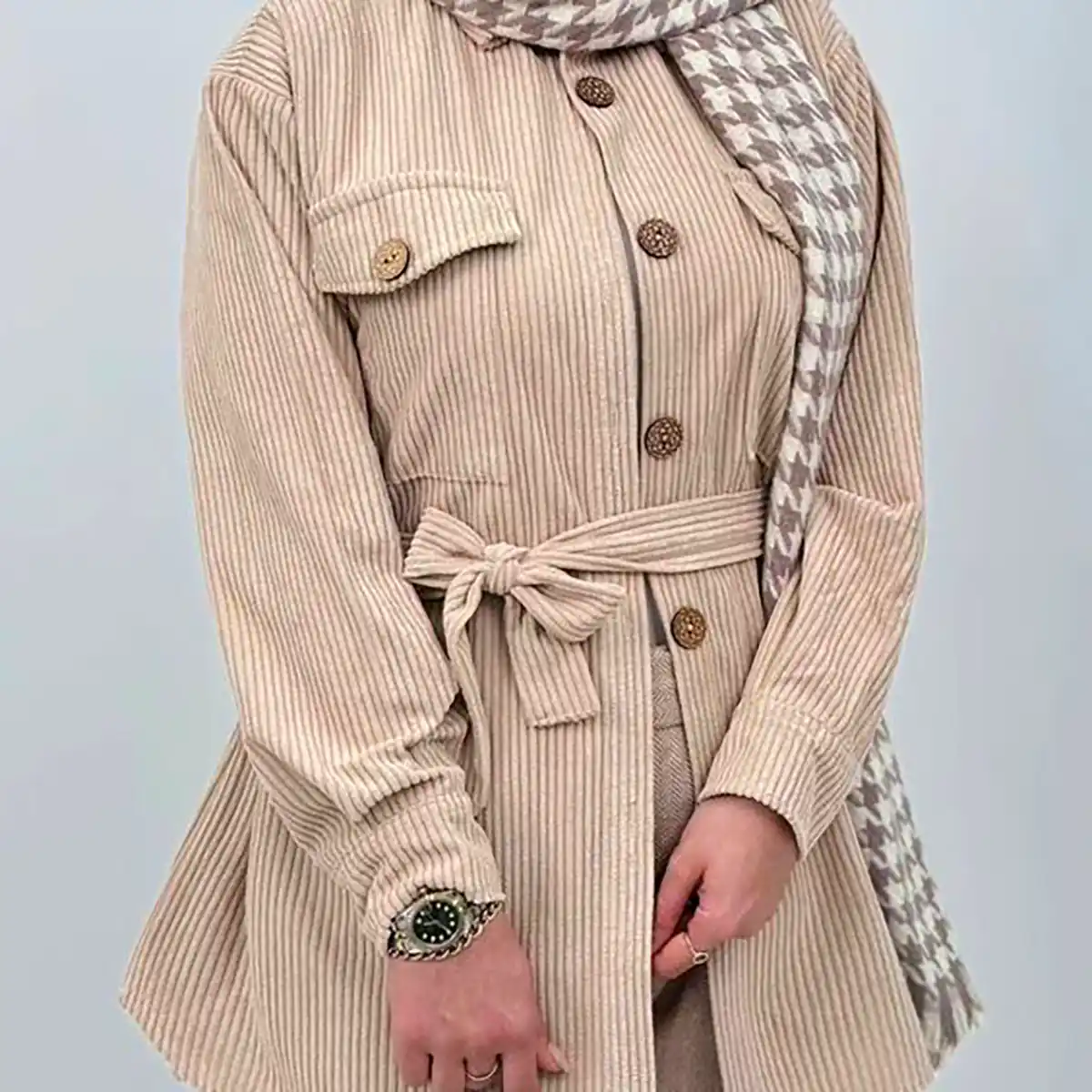 مانتو شومیزی کبریتی پاییزی