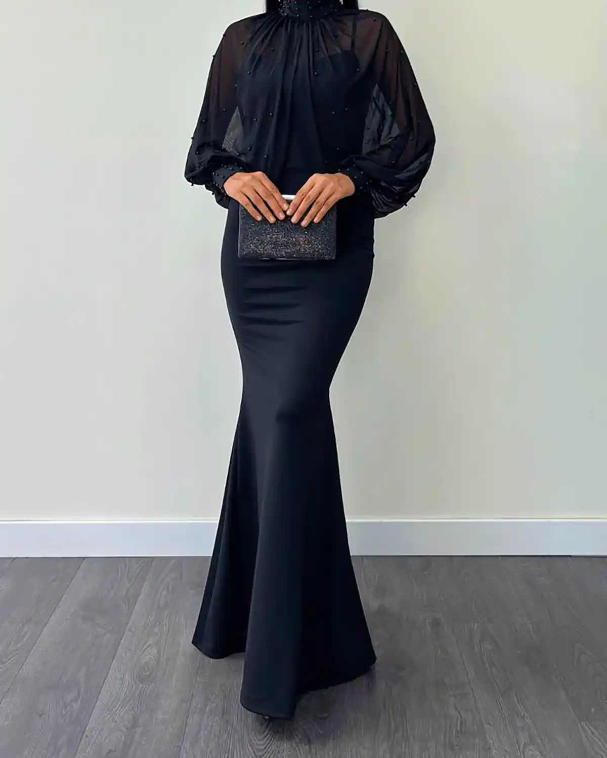 ماکسی مجلسی مشکی شیک