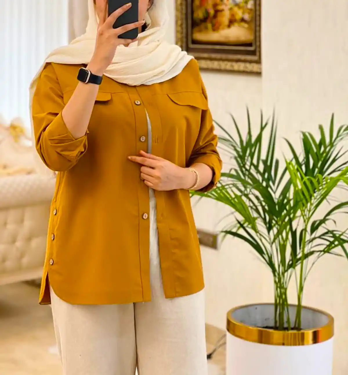 مدل شومیز مانتویی شیک