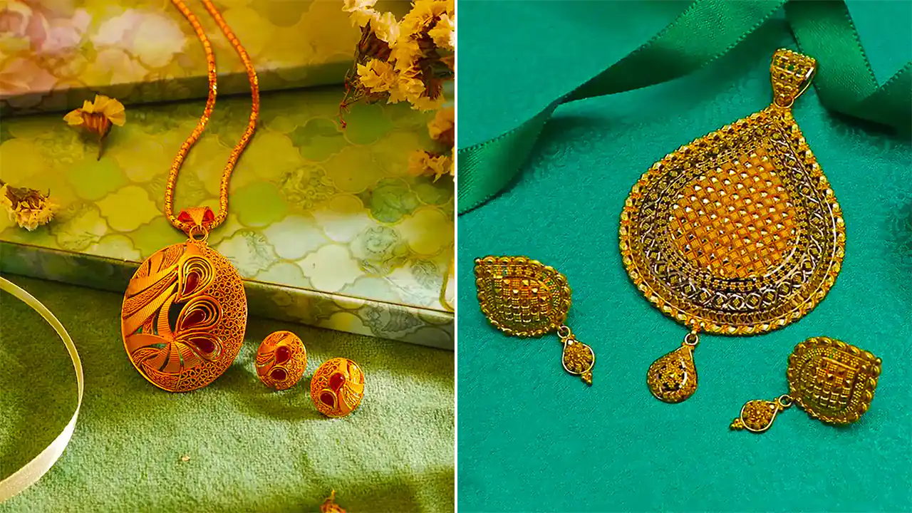 نیم ست طلا خاص