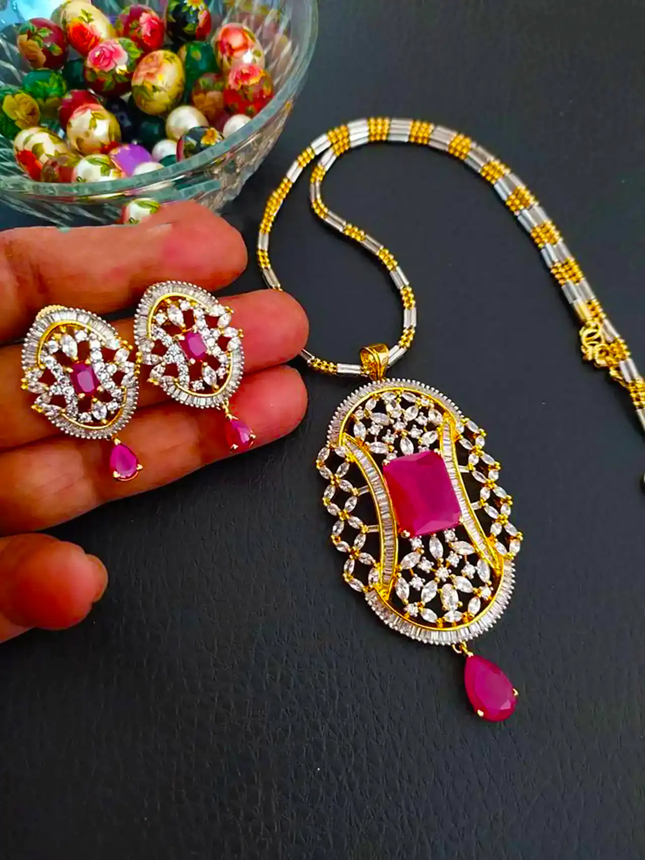 نیم ست طلا خاص