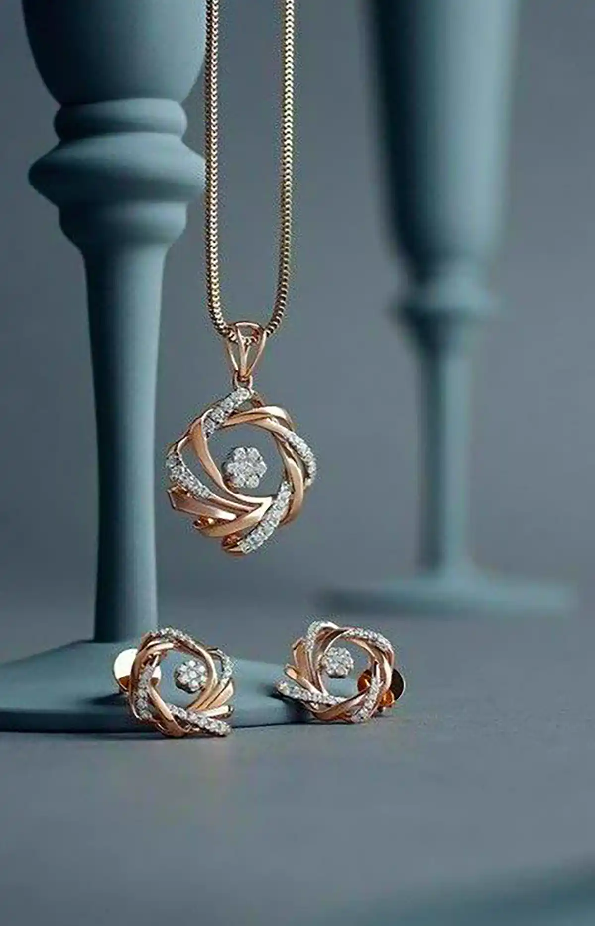 نیم ست طلا لاکچری