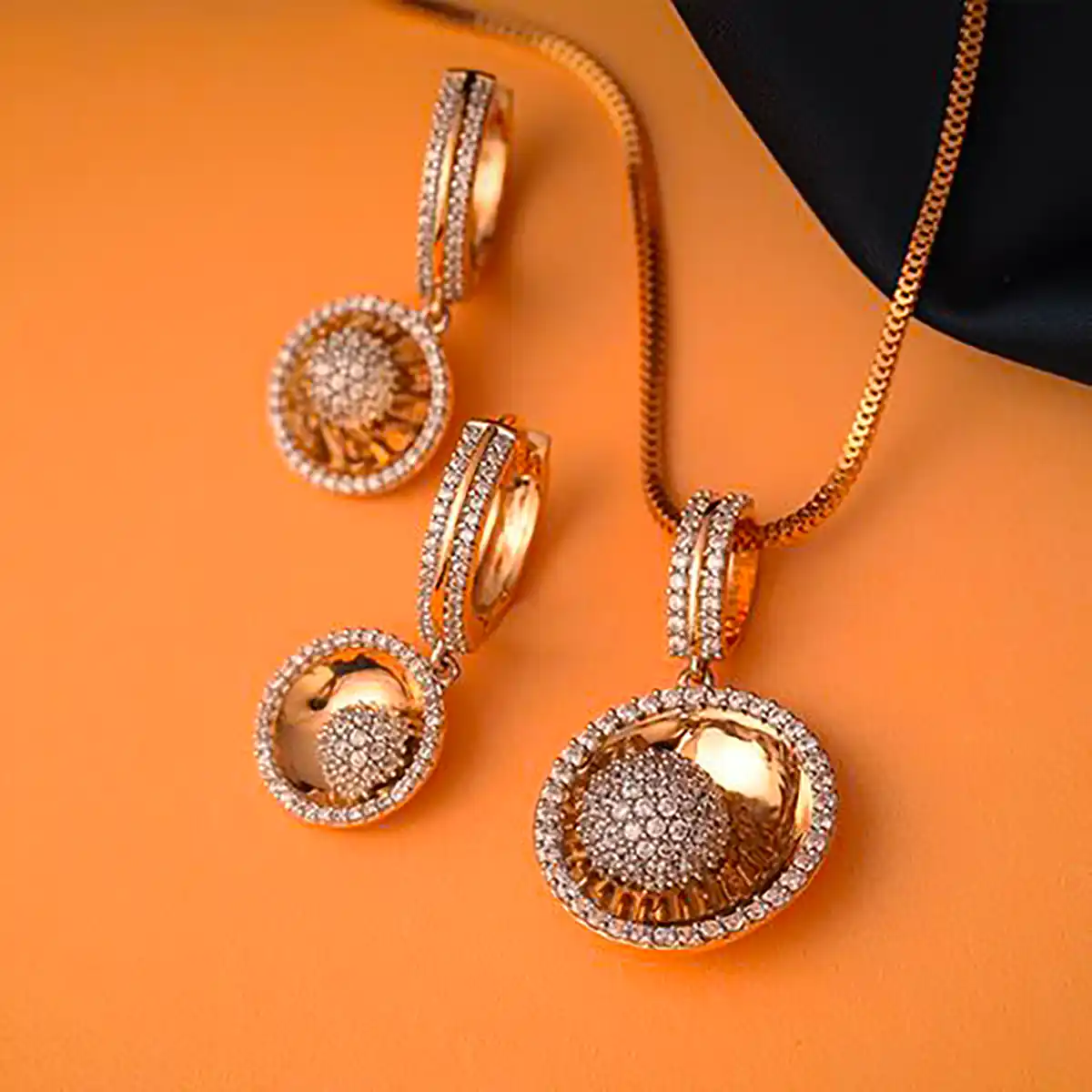 نیم ست طلا لاکچری