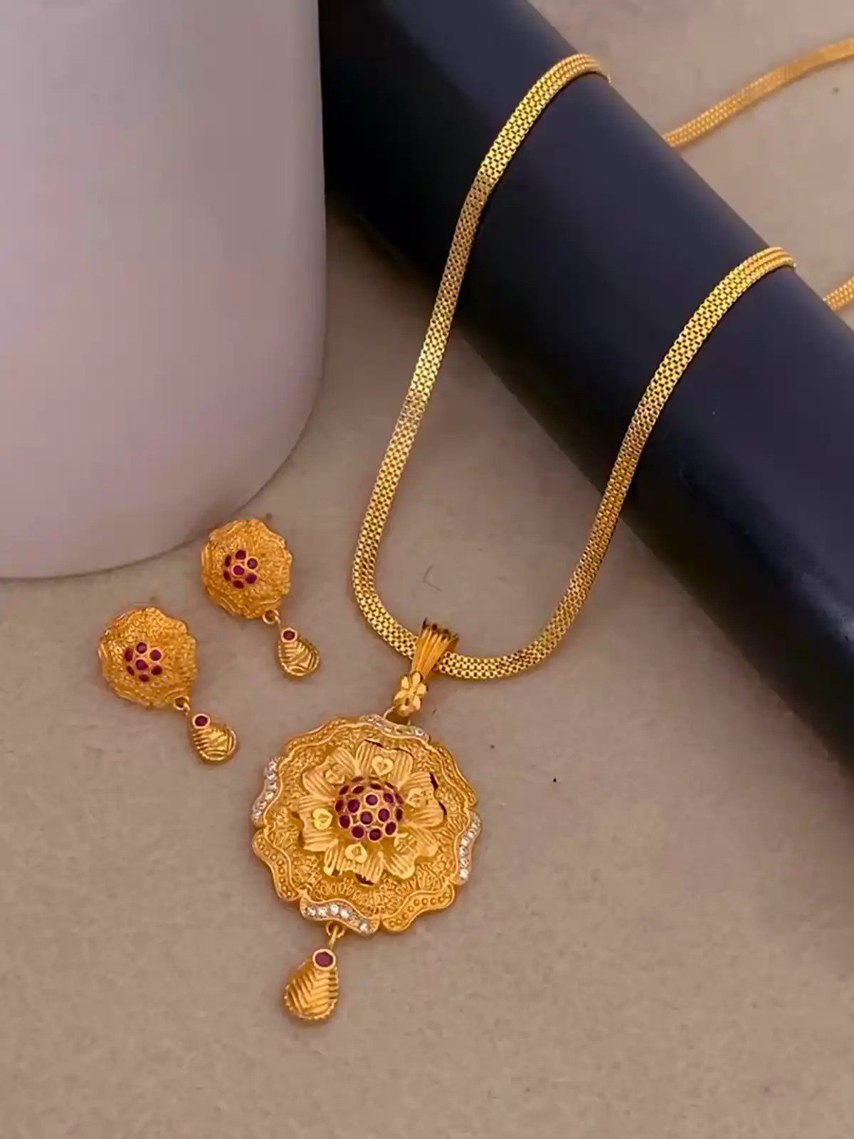 نیم ست طلا لاکچری