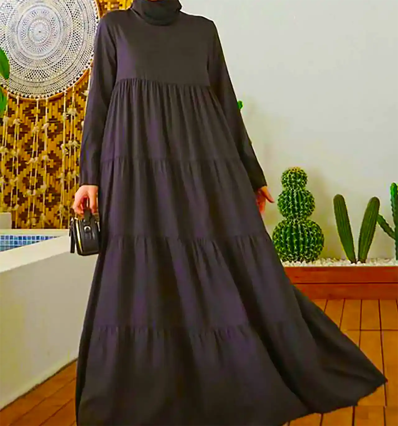 پیراهن مانتویی پاییزه