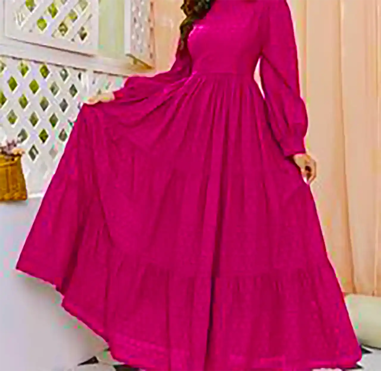 پیراهن مانتویی پاییزه