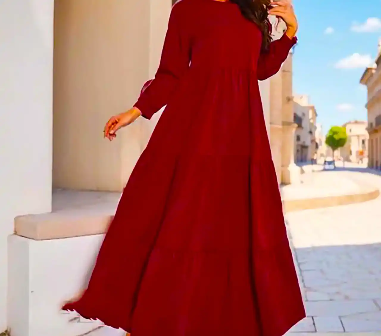 پیراهن مانتویی پاییزه