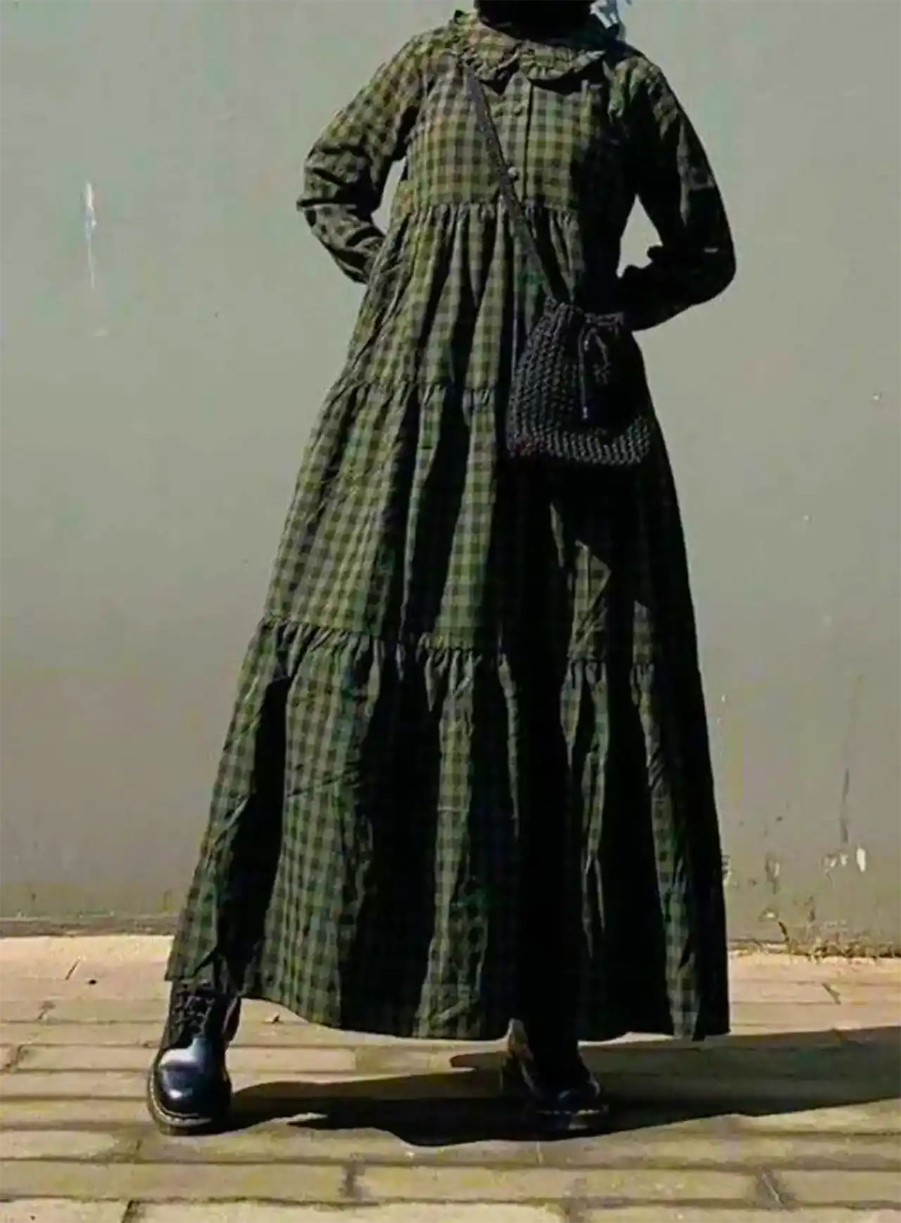 پیراهن مانتویی پاییزه