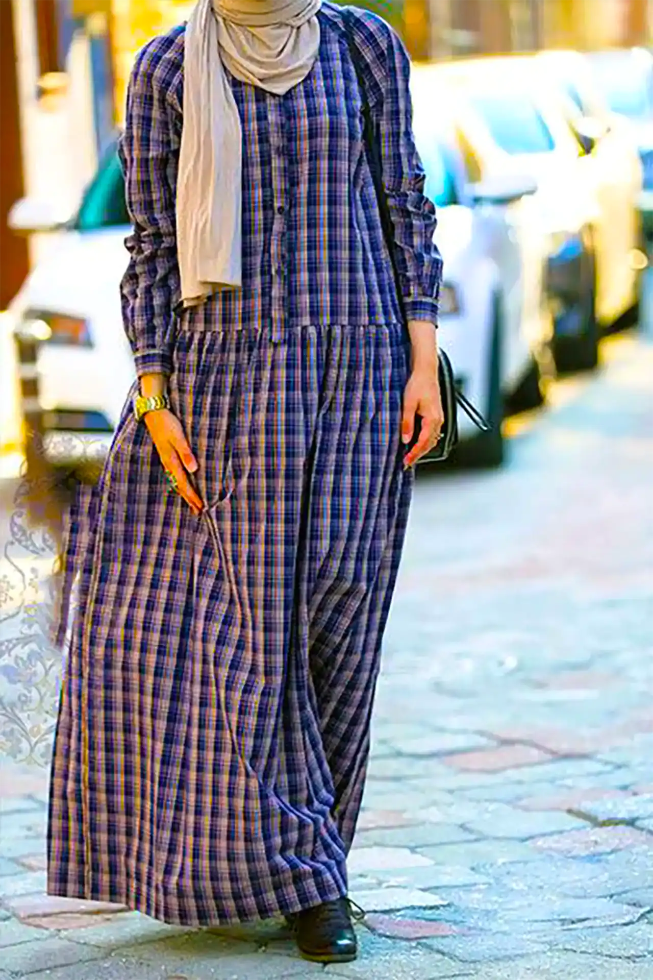 پیراهن مانتویی پاییزه