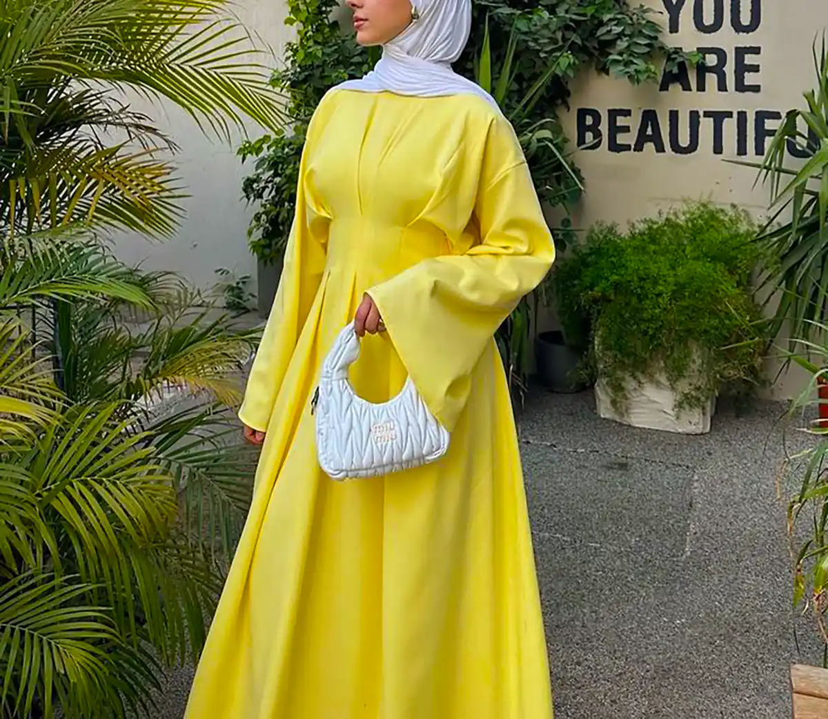 پیراهن مانتویی زرد جدید