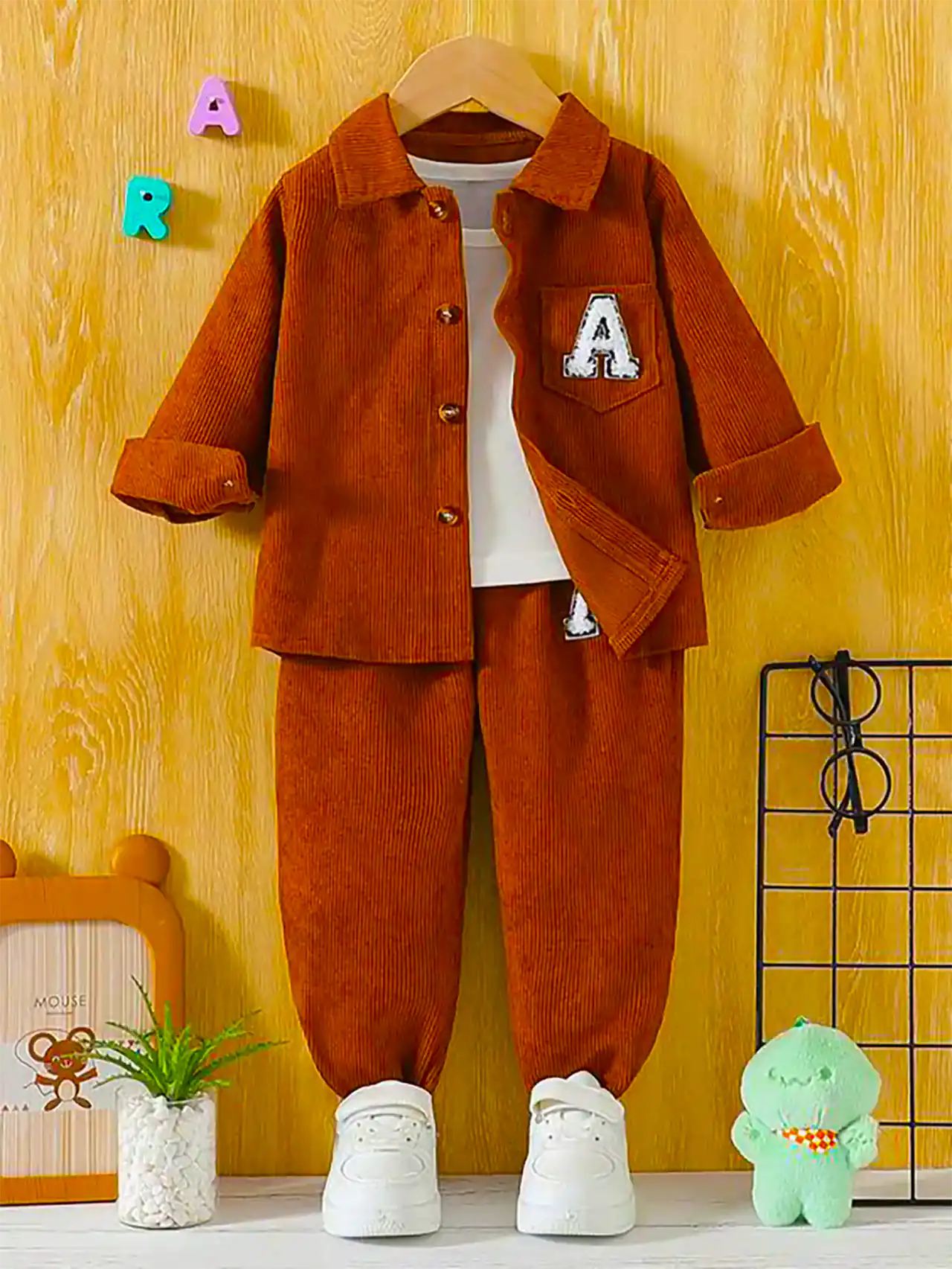 پیراهن شلوار بچگانه پاییزه