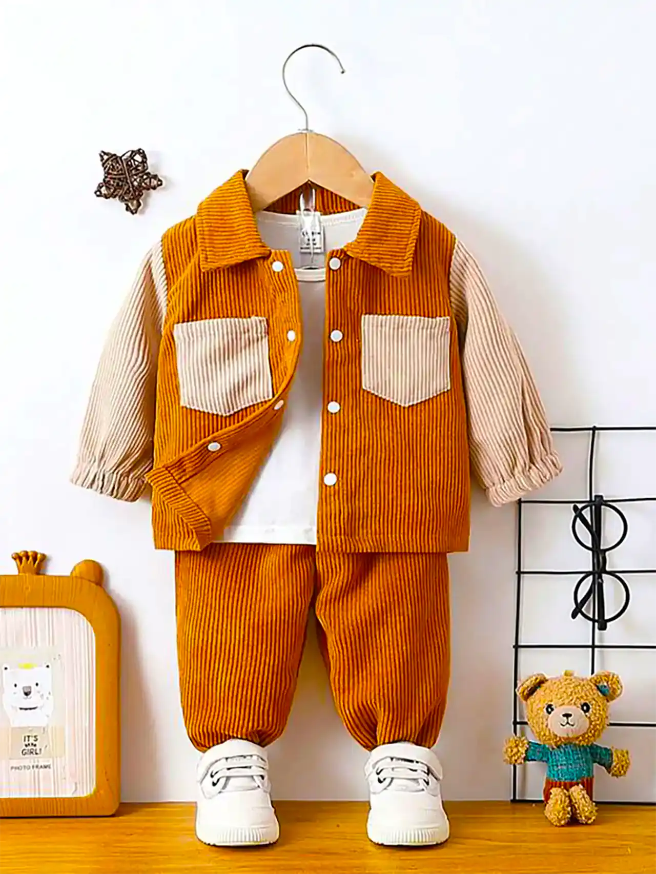 پیراهن شلوار بچگانه پاییزه