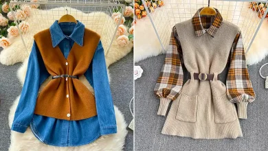 پیراهن زنانه پاییزی