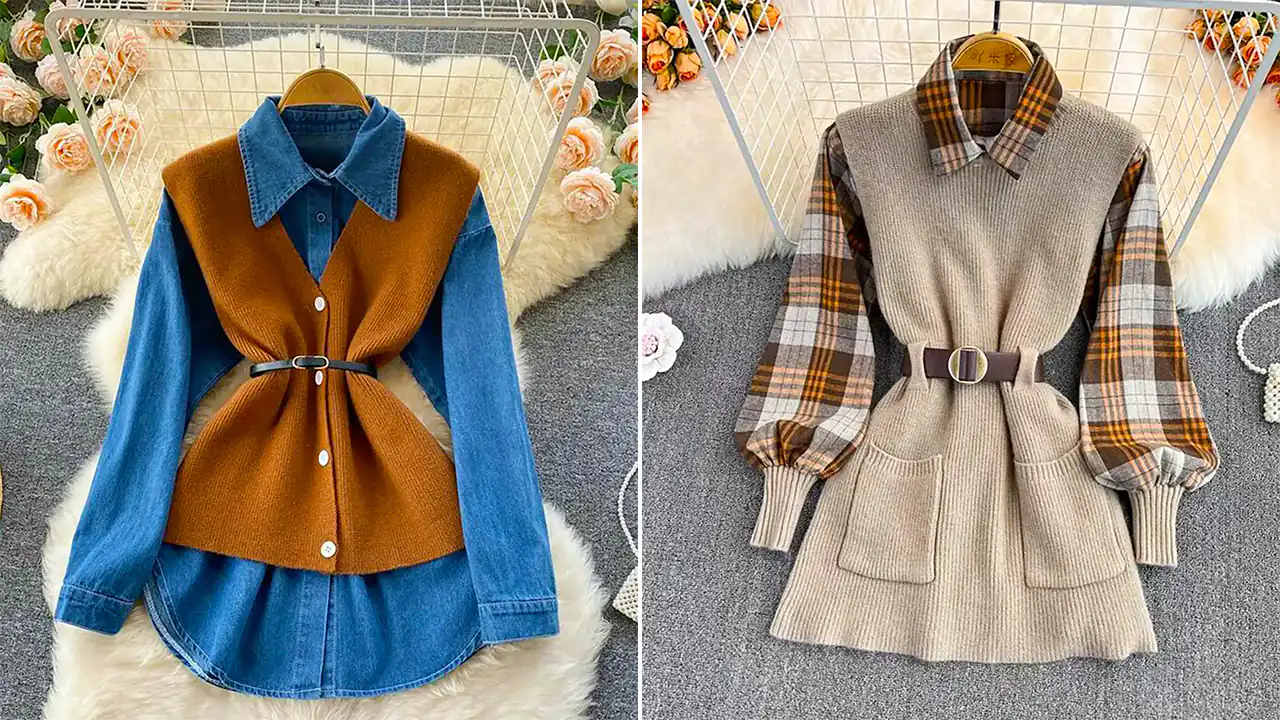 پیراهن زنانه پاییزی