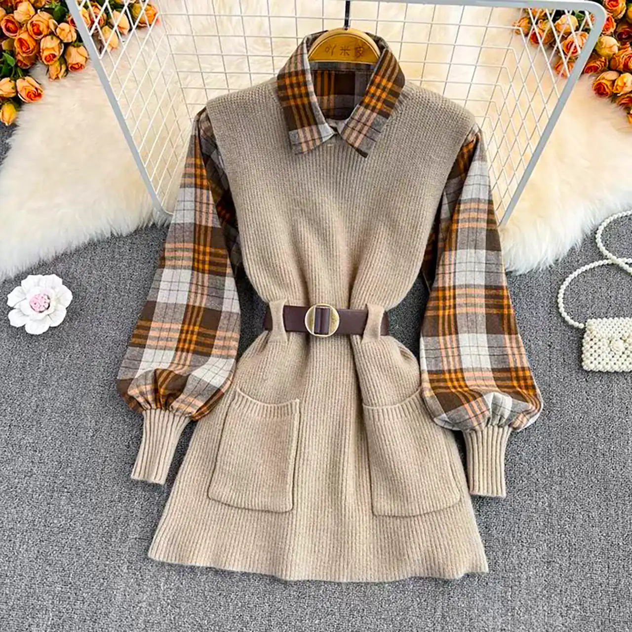 پیراهن زنانه پاییزی